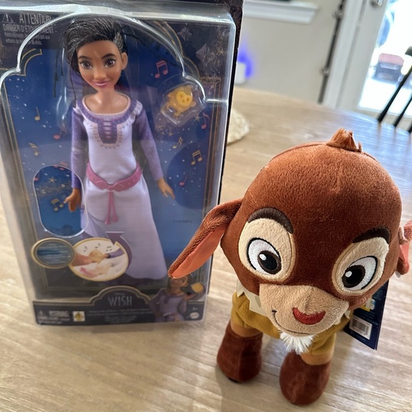 Disney Other - Wish gift set, includes the singing Doll & Walk n Talk Goat , both are NIB****